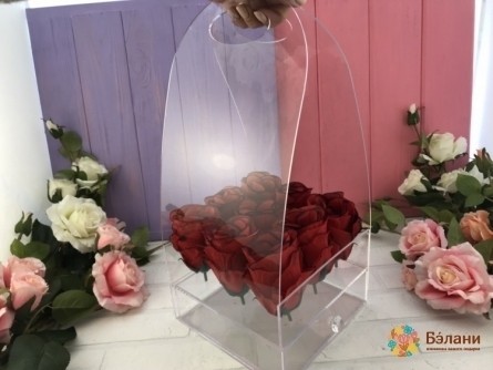 Cutie De Brat Din Plexiglas Transparent Cu Sertar 18X18X40