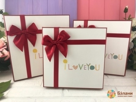 Cutie Cadou Cu Arcul „Te Iubesc”