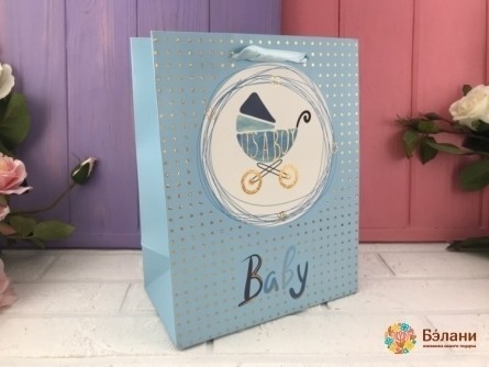 Geantă Cadou "baby" Albastru M