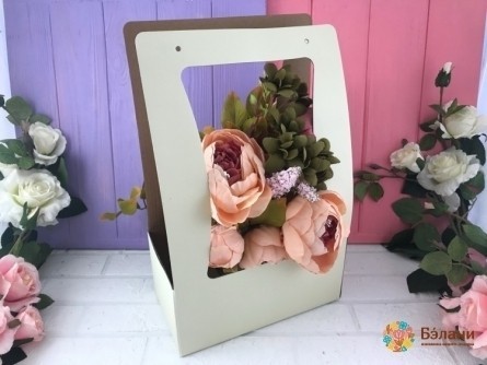 Cutie De Flori Pliante „Braț” Alb