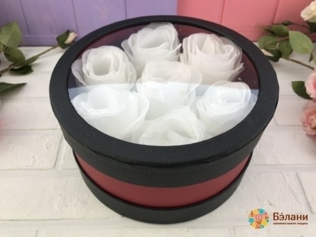 Cutie Rotundă "cercul Oglinzilor" Negru