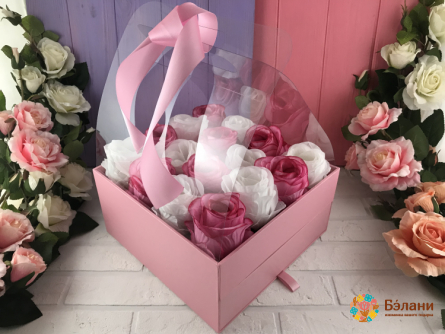 Cutie Cu Sertar "braț Cu Arc" Roz