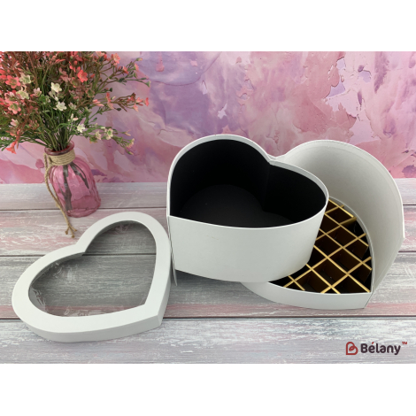 Inima Glisantă „Surpriză” Albă