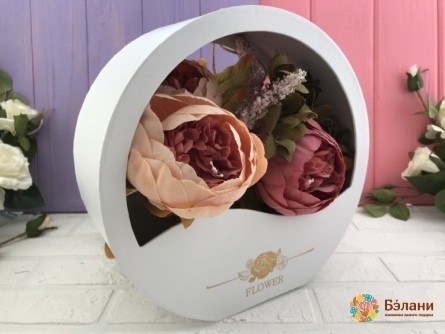 Cutie De Flori "val" Alb