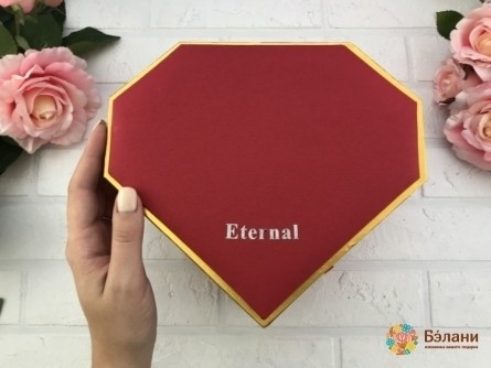 Cutie Cu Sertar „Diamant” Roșu