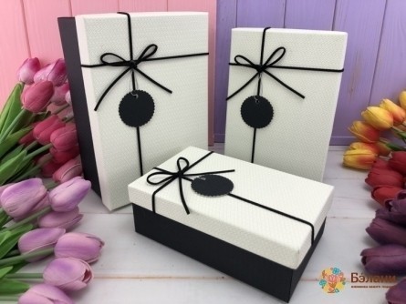 Cutie Cadou „Stil” Coardă Neagră