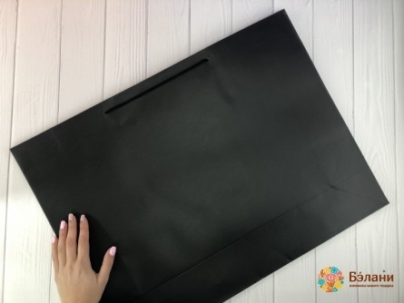 Geantă Cadou "o Culoare" Negru Xl