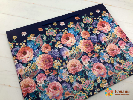 Geantă Cadou „Mix Flowers” fantasy L