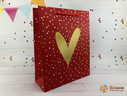 Geantă Cadou „Spațiu Dragoste” Roșu M