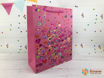 Geantă Cadou „Boom Love” Roz M