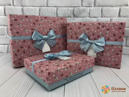 Cutie Cadou „Trandafiri” Roz