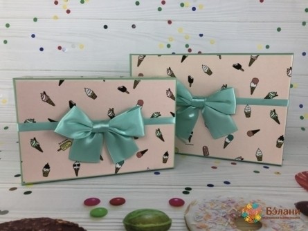 Cutie Cadou Pulbere „Înghețată”