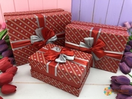 Cutie Cadou „Soliditate” Roșu