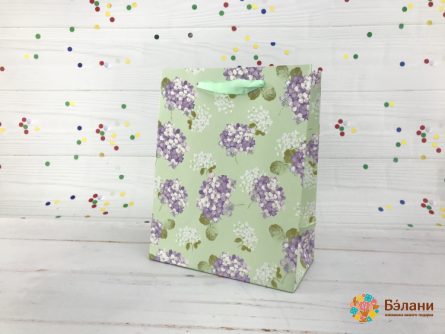 Geantă Cadou "trandafir Vintage" Mentă M