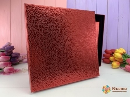 Cutie Cadou „Metalic” Roșu