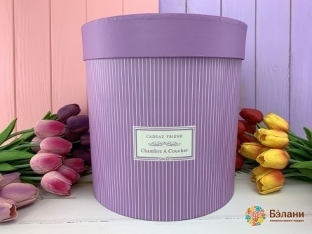 Cutie Cu Flori Rotunde Liliac „Coucher”