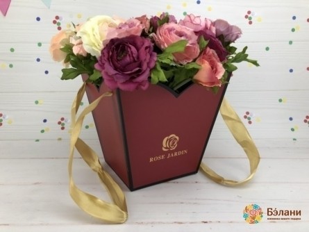 Cutie De Flori „Rose Jardin” Roșu