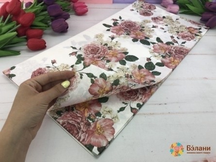 Hârtie De Flori "muguri Luxuriante" Alb