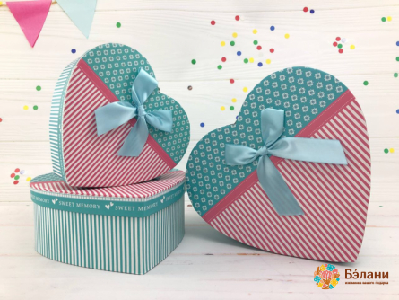 Cutie În Formă De Inima „Bubble Gum”