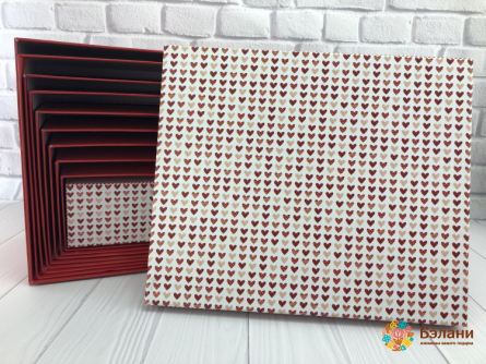 Cutie Cadou 10 Buc "inimi"