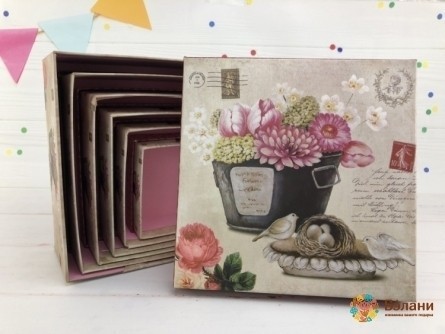 Cutie Cadou 6 Buc "vintage"