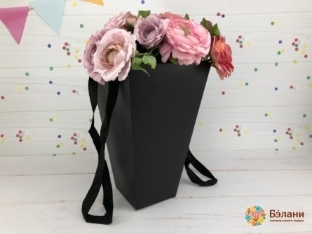 Cutie Pliantă Floristică "trapeze" Negru