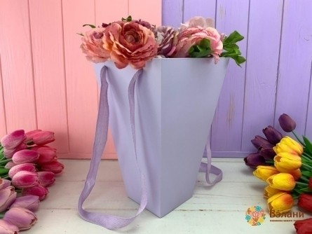 Cutie Pliantă Floristică "trapeze" Liliac