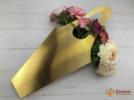 Pachet Pentru Flori „Relief” Auriu