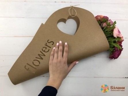 Pachet Pentru Flori "flori" Kraft