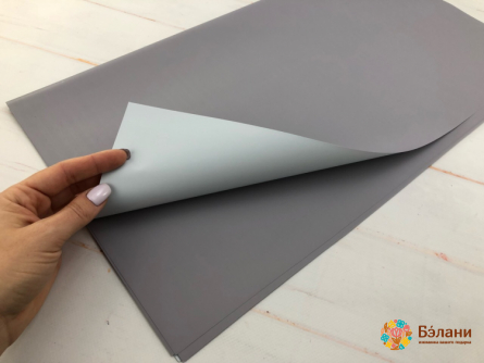 Hârtie De Urmărire Pe Două Fețe Gri-Albastru