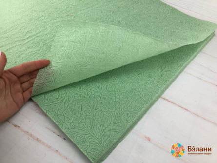 Flizelin Pentru Flori "trandafir" Verde