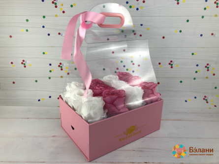 Cutie Cu Sertar "sweet Love" Pink