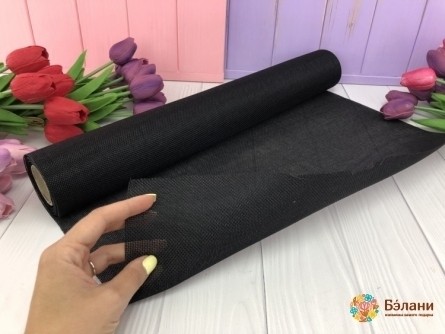 Burlap Negru (Rola)