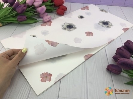 Hârtie Pentru Flori „Margarete” Albe