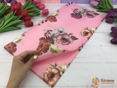 Hârtie Pentru Flori "alți Trandafiri" Roz