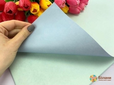 Hârtie „Cu Două Fețe” Albastru Deschis