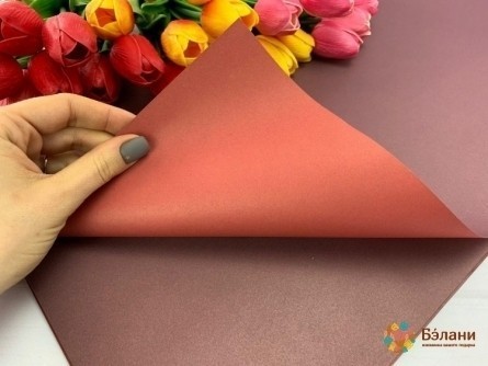 Hârtie „Cu Două Fețe” Roșu-Visiniu