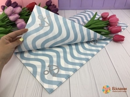 Floare De Hârtie „Ancora” Cerească