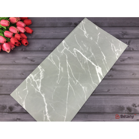 Hârtie Pentru Flori „Marmură” Gri-Alb
