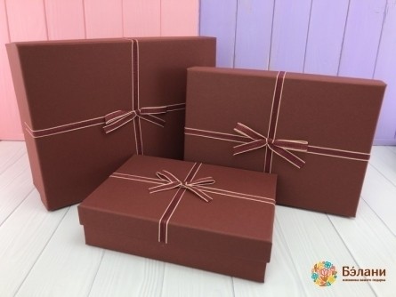 Cutie Cadou Cu Arc „Marsala”