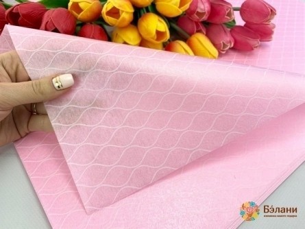 Pâslă Laminată „Rhombuses” Roz