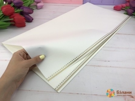 Hârtie De Urmărire Pentru Flori "tăierea Unui Punct" Alb