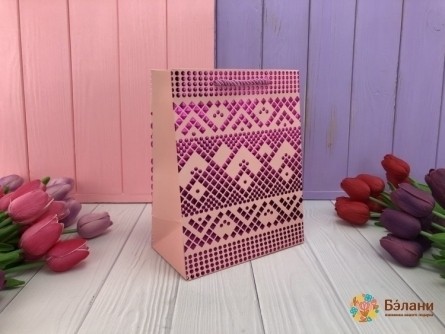 Saci Cadou "tipare" Roz S