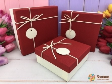 Cutie Cadou „Indigo” Roșu