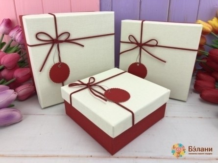 Cutie Cadou "indigo" Alb