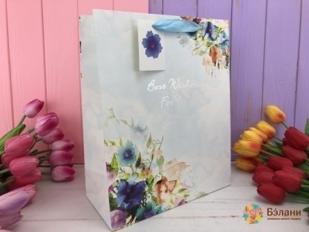 Geantă Cadou „Flori De Epocă” M