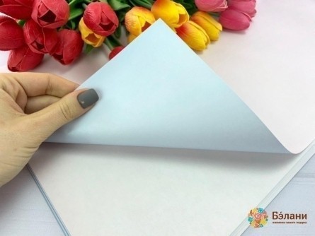 Hârtie „Cu Două Fețe” Roz-Albastru Pal