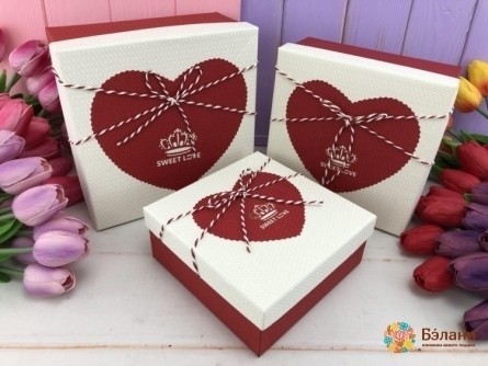 Cutie Cadou „Coroană” Alb