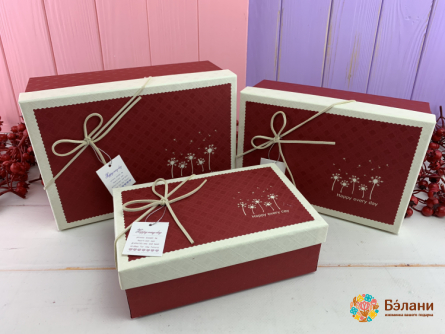 Cutie Cadou „Dandelions” Roșu