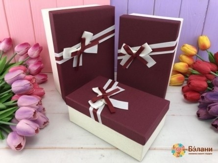 Cutie De Cadouri „Brightly” Marsala